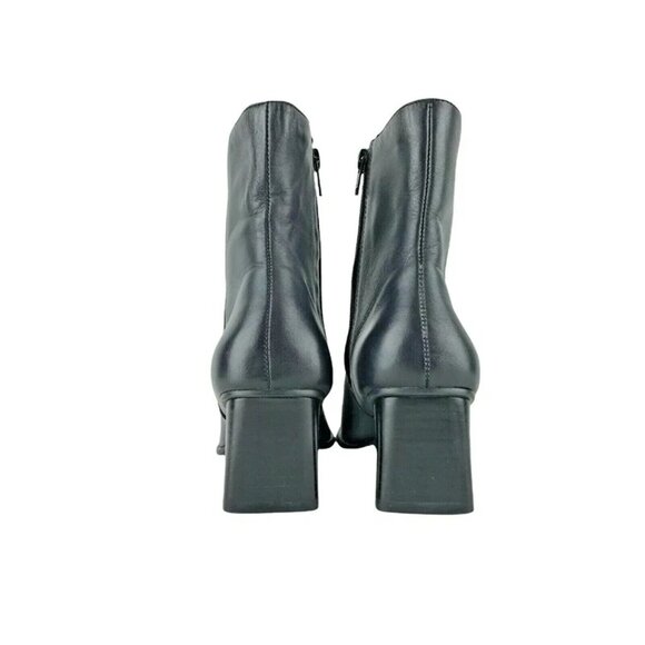 Croft & Barrow Womens Black Side Zipper Block Heel Ankle Bootie Size US 6.5 M‎ - Picture 5 of 9